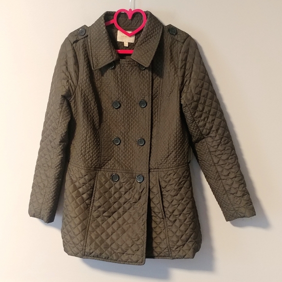 Skies Are Blue Jackets & Blazers - Final Price! Skies are Blue quilted green jacket
